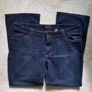 Eddie Bauer jeans, slight flare size 20
